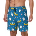 thumbnail image 1 of Fotbe Cartoon Goose Traje de Baño para Hombre – Shorts de Natación de Secado Rápido con Forro y Bolsillos-Large, 1 of 6