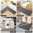 thumbnail image 2 of Kitchen Rugs Sets of 2 YEERSWAG 22"x 30"+ 22"x48“ Runner Rugs for Kitchen, Washable Kitchen Mat Soft Comfort Floor Mat Polypropylene Non-Slip Rug for Kitchen Hallway Office Sink Laundry, 2 of 7