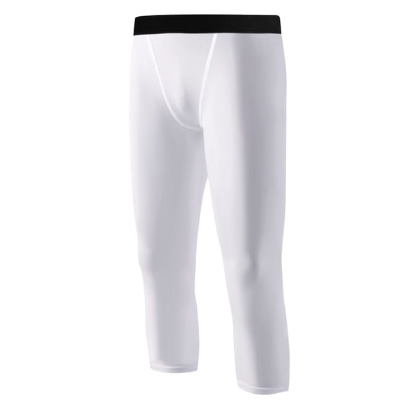 1/2 Pack Boys Kids Youth Compression Legging Pants Tights Athletic Base Layer Under Shorts Gear for Running Basketball for 6-14 Years
