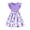 F83 Purple, variant on Likimi Children Girls Summer Dress Fly Sleeve Crew Neck Hearts Print Breathable Dresses Red Size 5-6 Years