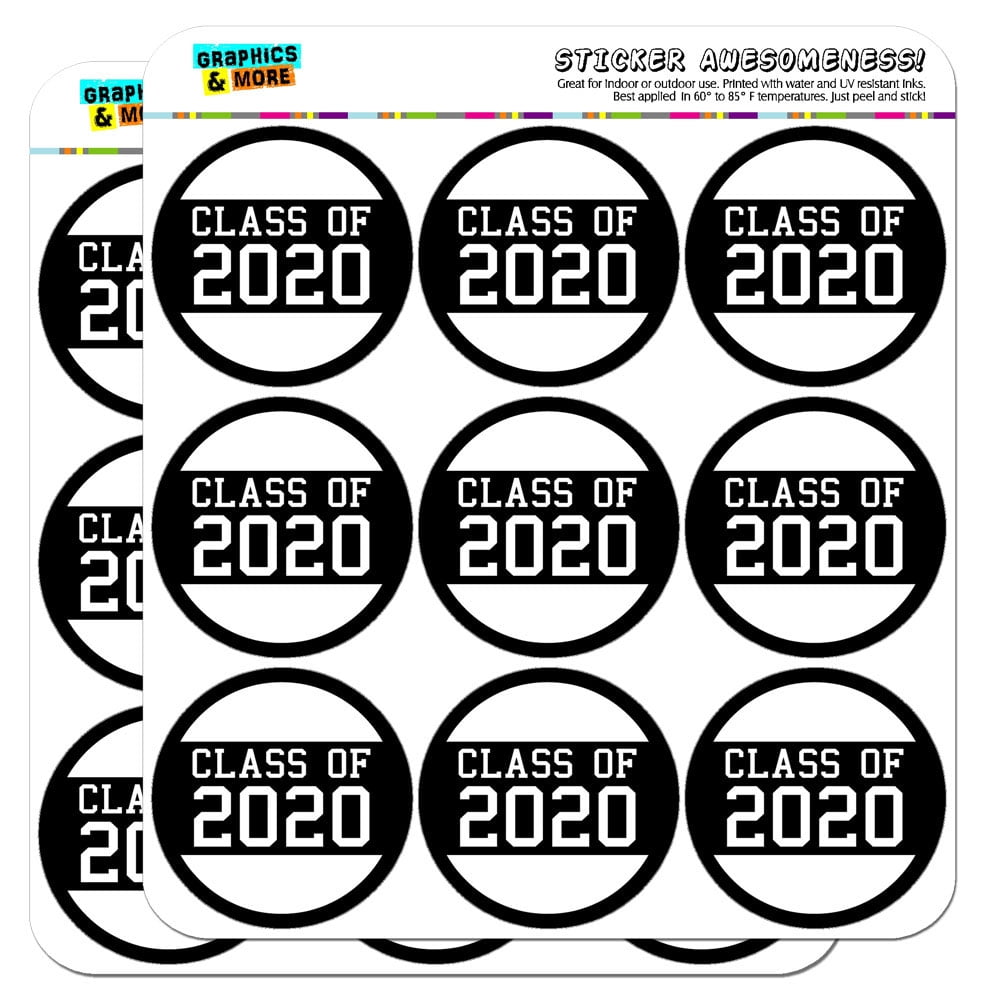 60 Graduation Class of 2020 Address Stickers