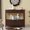 Espresso + Pine, variant on 36'' Farmhouse Pine Wood Console Table Entry Sofa Table with 4 Drawers & 1 Storage Shelf for Entryway Living Room Bedroom Hallway Kitchen (Brown)