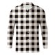 thumbnail image 3 of Camisas De Franela Para Hombre Hombres manga larga Otoño Invierno Casual Plaid impreso camisas Top blusa camisas (Grey, XL), 3 of 7