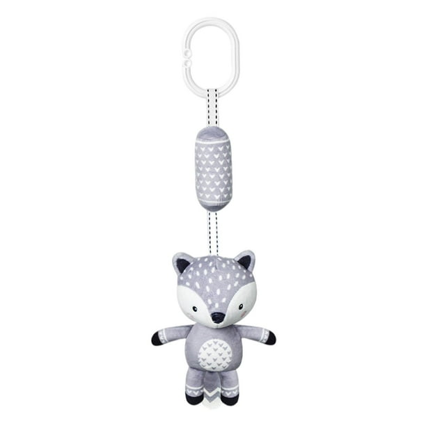 Sonajero colgante de peluche de animal, juguete colgante con campanillas de viento, juguetes suaves para