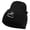 Black, variant on Great Wall Of China Embroidered 8 inch Acrylic Short Blank Beanie - Red OSFM