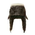 thumbnail image 5 of TELOLY Winter Hats For Men Excellent Warmth Trapper Hat Comfortable & Fitting Fur Hat Blackish Green, 5 of 6