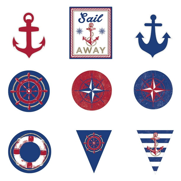 Nautical Cutouts 12 Pieces Party Supplies Walmart Walmart nautical-cutouts-12-pieces-party-supplies-walmart-walmart