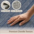 thumbnail image 6 of ODIKA Stripe Zigzag Stripes Boho Bordered Herringbone Interlocking Refined Structured Foldable Easy Care for King Size Bedroom, Master Suite, Under Bed, 6 of 7