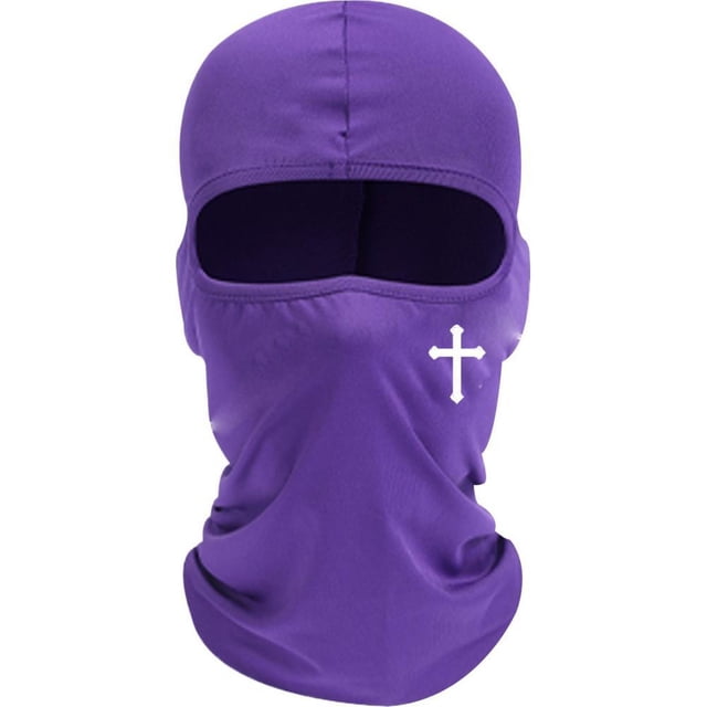 Couvre-visage Respirant en Polyester pour Activités Extérieures d'Automne et d'Hiver; Évacuation de l'Humidité, Conception Ergonomique pour le Cyclisme, la Randonnée, la Course, le Ski, Tour de Tête 55-60 cm