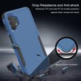 thumbnail image 3 of for Galaxy A32 5G Case, Defender Case Compatible with Samsung Galaxy A32 5G Case, Hybrid Heavy Duty Military Grade Full-Body Drop Shockproof Dustproof 3-Layers Rugged Protective Cover,
Blue+Black, 3 of 4