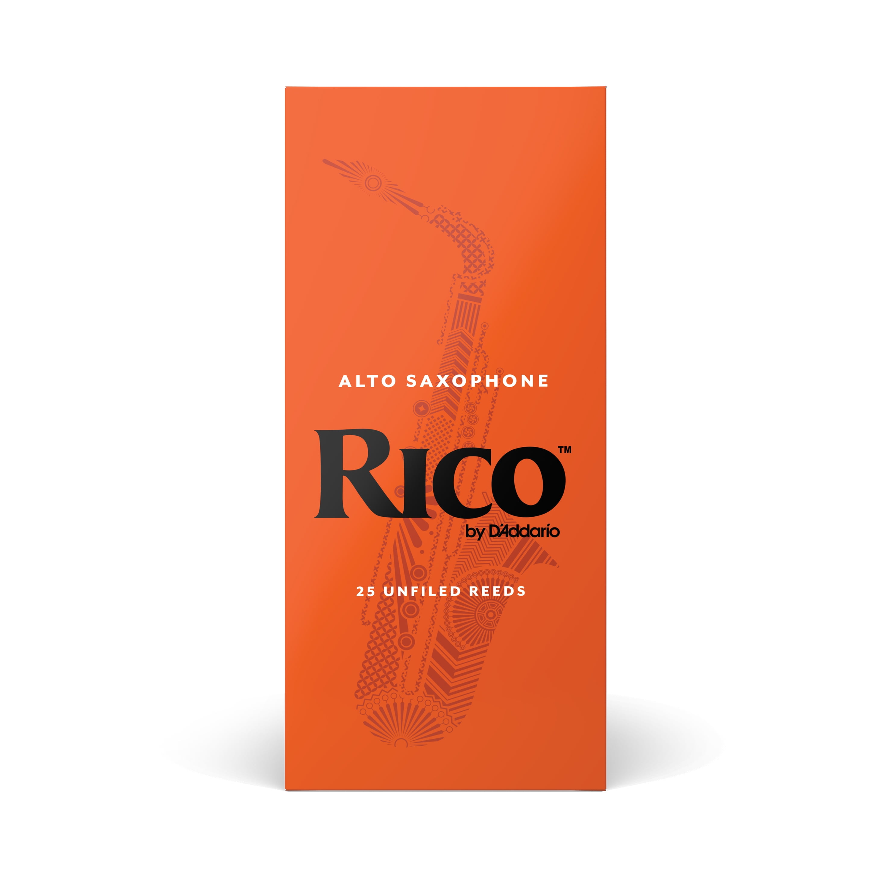 Rico Alto Saxophone Reeds, Box of 25 Strength 3.5