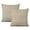 Patchwork Farmhouse Striped-96, variant on Boho Styled Linen Pillow Covers 16x16inch (Set of 2) – Black and Beige Stripe Patchwork to Enhance Your Decor