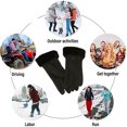 thumbnail image 4 of Guantes cálidos de invierno para mujer, guantes con pantalla táctil, guantes para enviar mensajes de texto a prueba de viento para conducir, senderismo y correr, 4 of 5