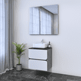 thumbnail image 3 of Azurro 2S 60 Floating Bathroom Vanity (24" Width), 3 of 6