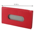thumbnail image 2 of Car Visor Tissue Box, High-Quality Pu Leather Car Tissue Holder With Durable Metal Clip, Easy To Install Clean And Organize, Enhances Safety Driving For Sunshade And Seat Backs, 2 of 5