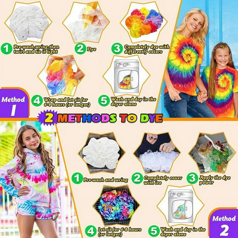 Tie Dye Kit Colorful DIY Pigment For Toddler Fabric Textile Colours Batik  Colours Set Crafts For Children And Family DIY 24 - AliExpress