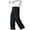 Black, variant on Swuxness Men's Jogger Sweatpants Solid Color Corduroy Elastic Waist Straight Leg Casual Long Track Pants with Pockets Trousers Black, L