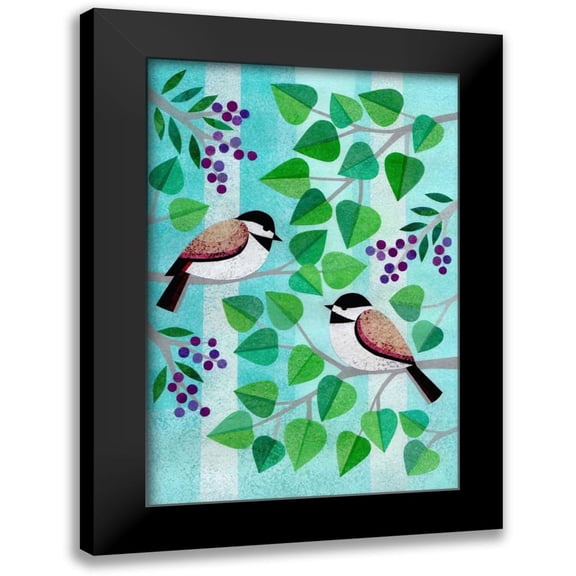 Conway, Kim 11x14 Black Modern Framed Museum Art Print Titled - Forest Creatures III
