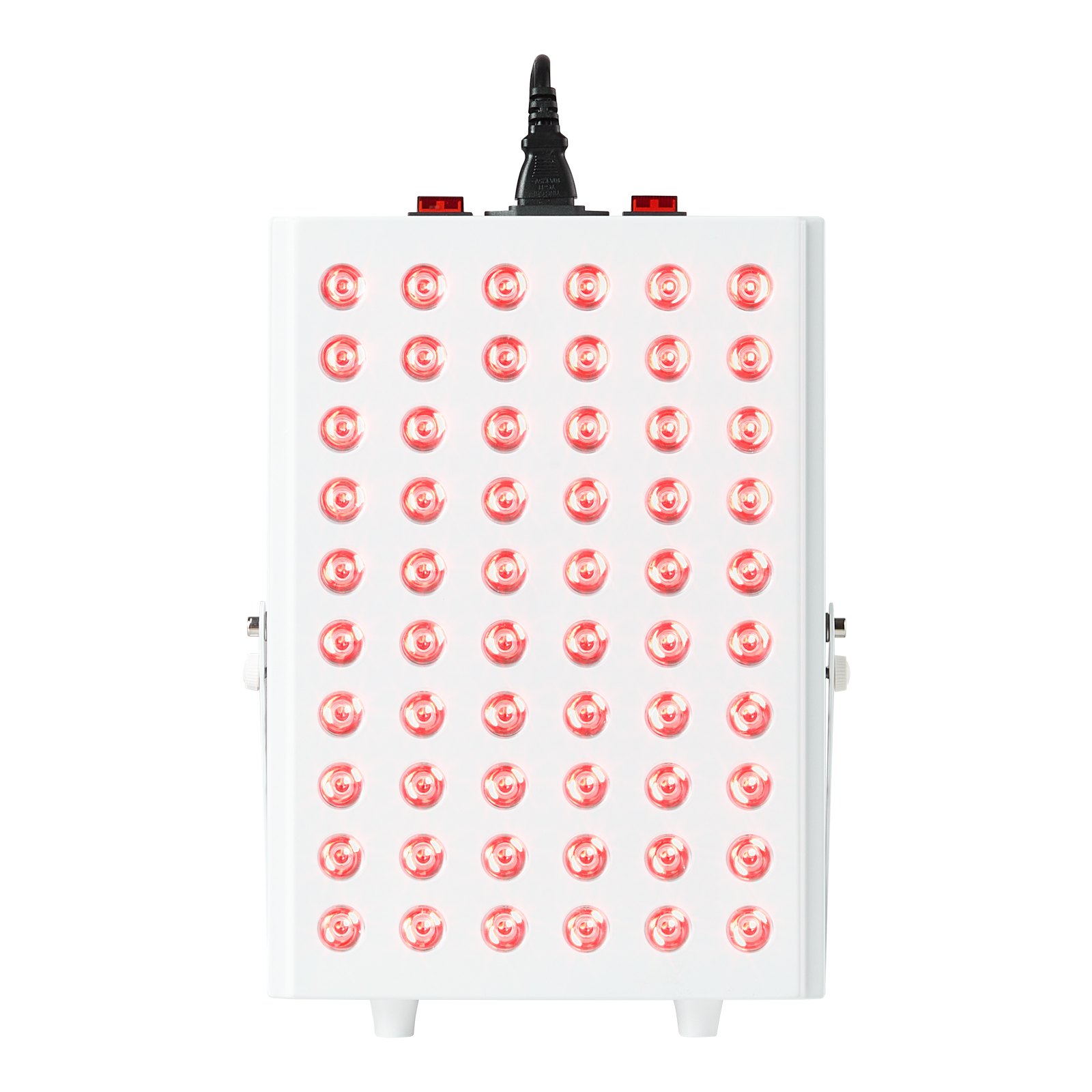 Dr.pedi Red Light Therapy Panel , 60 Dual-Chip LED, 660nm Red & 850nm Near Infrared Combo, High Power 80W Panel for Skin & Body Wellness, 17.3" x 9.4"