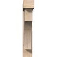 thumbnail image 2 of Ekena Millwork 7 1/2"W x 42"D x 42"H Westlake Block Smooth Bracket w/ Offset Brace, Douglas Fir, 2 of 25