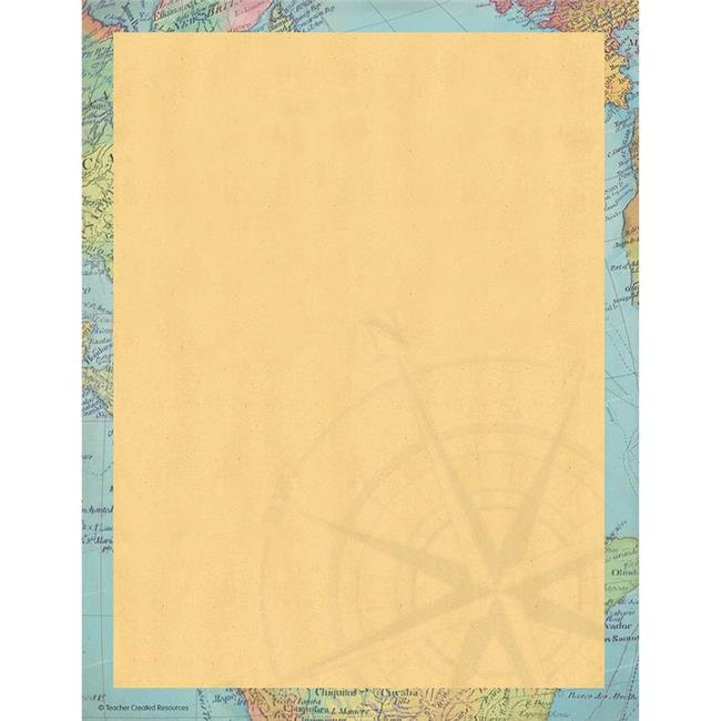 Travel The Map Computer Paper - 6 Each