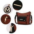 thumbnail image 7 of MKF Collection Serenity Women Hobo Bag, Color Block Vegan Leather Shoulder Bag by Mia K, 7 of 7