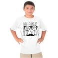 thumbnail image 4 of Original Hipster Mustache Blerd Boys Kids T Shirt Tees Tops Teen Brisco Brands S, 4 of 4