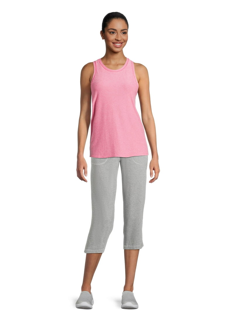 Athletic Works Women's Core Knit Capri Pants, Mid Rise, 22 Inch