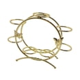 thumbnail image 1 of Basos de la bola de cristal Base de la base de la base del soporte de metal Sphere Support Supporter para el escritorio de la boda de la boda Oficina dorado, 1 of 8