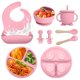thumbnail image 1 of Set de alimentación para bebés Catvegue de silicona, 8 piezas, sin BPA, a partir de 6 meses, 1 of 6