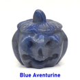 thumbnail image 1 of Estatuilla de calavera de calabaza de 2 ", piedras naturales talladas, decoraciones curativas de Reiki, brujería de cristal, adorno de Halloween, regalo al por mayor, 1 of 4