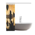 thumbnail image 2 of MKHERT Mermaid Silhouette On Sunset Polyester Fabric Shower Curtain 60x72 inch, 2 of 2