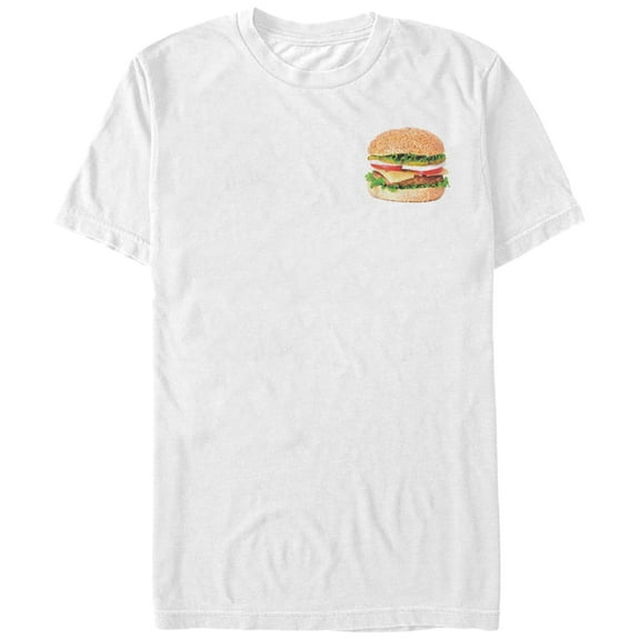 Men's Lost Gods Cheeseburger Love Graphic Tee White X Large