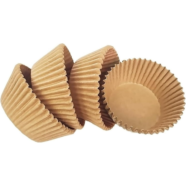 300Pcs Brown Cupcake Liners Greaseproof Muffin Liners Baking Paper Cups  Standard Size Cupcake Liner for Baking Muffin and Cupcake, Brown  Color_Staruby