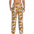 thumbnail image 3 of Daiia Pumpkin Corn Daisy Men's Sleep Pant with Pockets and Drawstring,Pajama Pants-Small, 3 of 9