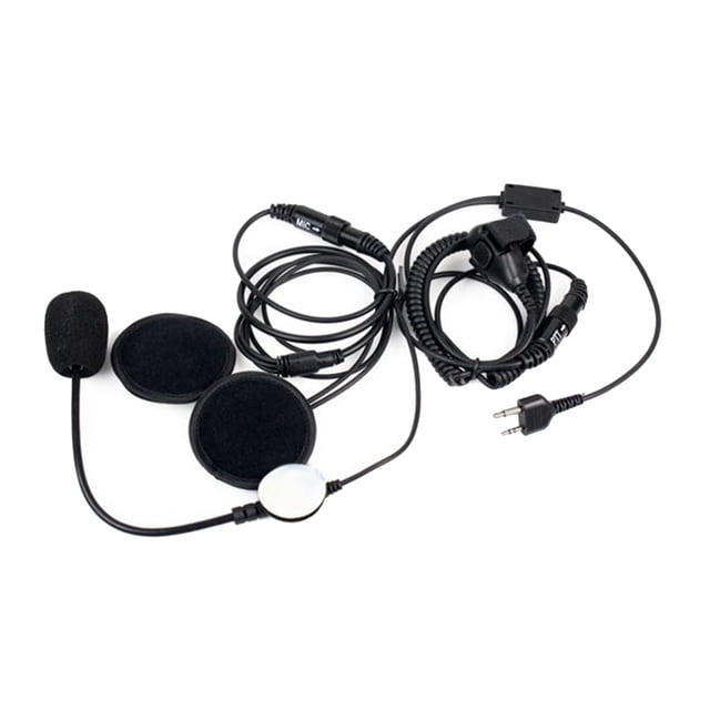 Auricular del micrófono del casco de motocicleta seitruly para PTT del dedo negro TX1333-00