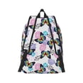 thumbnail image 2 of Rateoe Bright Butterflies1 Pattern Canvas College Laptop Backpack,Travel Daypack,Durable Rucksack Travel Notebook Bag School Backpack Book Bag for Men Women-Small, 2 of 7