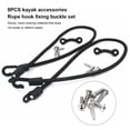 thumbnail image 4 of Greeniant Cuerda elástica para canoa de Kayak, poste de barco de pesca, cordón de seguridad portátil, Kit de tornillos, conector, correa de aparejo, Pescar Greeniant OD025964-00, 4 of 6