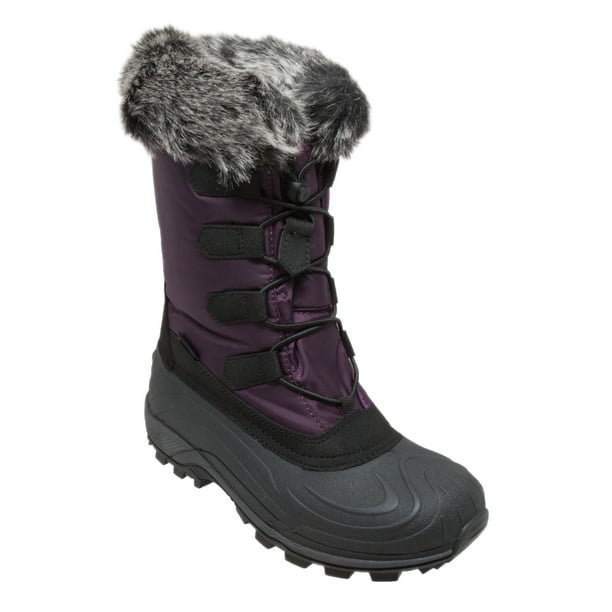 Winter Tecs Women's Nylon Winter Boots Purple