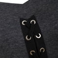 thumbnail image 7 of Women Blouses Summer Tunic Womens Dressy Short Sleeve Shirts Long Sleeve Womens Athletic Top Tops Dressy Casual Long Neck Top V Neck Short Elbow Length T Shirts Women Western Fancy Grey S, 7 of 7