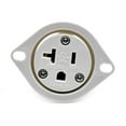 thumbnail image 3 of Superior Electric YGF049F Std Receptacle Flange 2-Pole 3-Wire 20A 125V NEMA 5-20R, 3 of 6