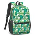 thumbnail image 2 of 17 Inch Lightweight Backpack,PVC Waterproof Oxford Fabric, Ergonomically Designed, with Large Capacity, Camouflage Print, 2 of 4