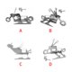 thumbnail image 5 of Billuyoard Soporte de pollo para barbacoa, cerveza, motocicleta americana divertida, estante de acero inoxidable, herramientas, estante divertido para pollo Cocina y Comedor Cabeza de calavera Billuyoard HA007131-01, 5 of 6