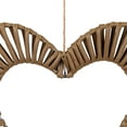 thumbnail image 7 of Northlight Decoration, Wrapped Floral Heart Spring Brown, 12 Inch, 7 of 7
