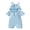 Sky Blue, variant on Cenuakty Baby Easter Romper Bunny Ear Design Embroidered Button Short Sleeve Hooded Jumpsuit