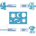 thumbnail image 4 of Plantilla de corte reutilizable con forma de joyería de 2 estilos, acrílico, luna, estrella y sol, para aretes de cuero, lapidario., 4 of 9