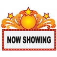 thumbnail image 2 of Marquee Now Showing Sign Wall Decal Wallmonkeys Peel and Stick Graphic (24 in W x 19 in H) WM502711, 2 of 4