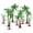 Design 5, variant on 10 Pack Palm Tree Cake Topper Plastic Green Palm Tree Coconuts Cupcake Toppers Summer Beach Theme Palm Tree Decorations for Hawaii Baby Shower Birthday Party Cake Decorations