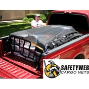 SafetyWeb Cargo Net: Truck Cargo Net, Adjustable, Certified, Attacehmnt Straps Included.