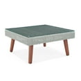 thumbnail image 5 of Afuera Living All-Weather Wicker Outdoor Gray Sofa with Square Coffee Table Set, 5 of 12